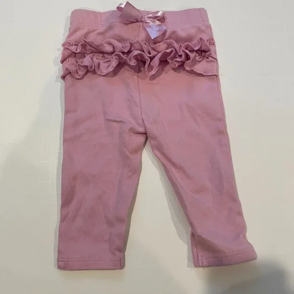 First Impressions Ruffle Pant Purple Size 3-6 Months - Picture 3 of 7